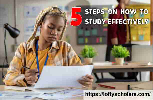 5 Steps On How To Study Effectively
