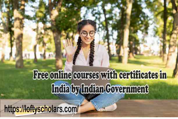 Free online courses with certificates in India by Indian Government