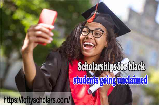 Scholarships for black students going unclaimed